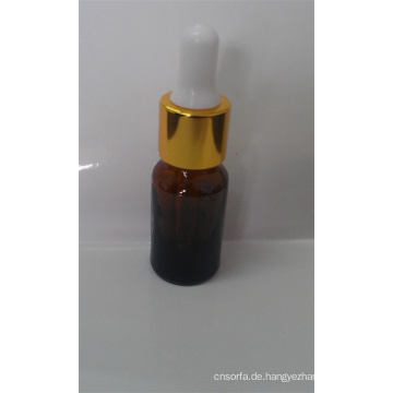 Qualitativ hochwertige Amber Glasfläschchen mit Glas Pipette für ätherische Öle und Labor